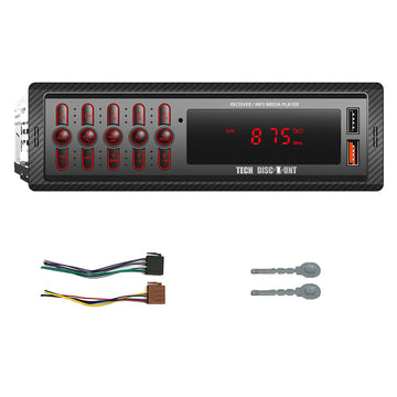 Autoradio Bluetooth double USB pour voiture Lecteur MP3 Bluetooth pour voiture Récepteur radio pour voiture Stéréo pour voiture